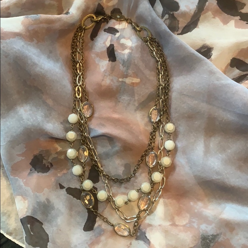 JK by thirty one. multi strand necklace